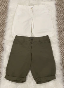 Theory Cuffed Bermuda Shorts Bundle Size 4 - Picture 1 of 9