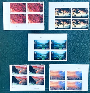 SoCo Stamps- US #C134, C135, C139, C142 & C143 AIR MAIL Plate Block set of 5 MNH - Picture 1 of 6