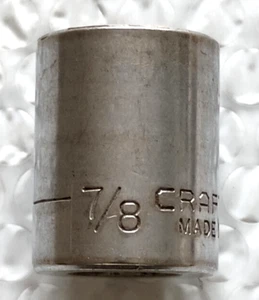 CRAFTSMAN TOOLS USA VV47512, 1/2" DRIVE, 7/8" SOCKET, SHALLOW, 12 POINT - Bild 1 von 7