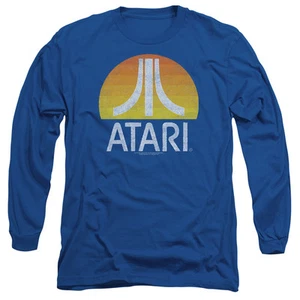ATARI SUNRISE ERODED Licensed Adult Men's Long Sleeve Graphic Tee Shirt SM-3XL - Picture 1 of 2