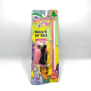 Il Mago di Oz Snack 'N Sip Pals Strega Malvagia Attacco Paglia 1988 Nuovo con scatola - Foto 1 di 3