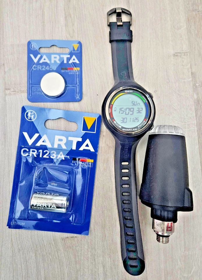 Mares Smart Air Tauchcomputer mit Sender und Ersatz Batterien - Bild 1 von 1