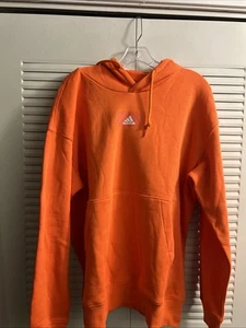 Men Adidas Hoodie Orange Color Size L - Picture 1 of 4