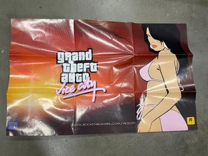 GTA Grand Theft Auto Vice City Double Sided Map only Original No game - Picture 1 of 4