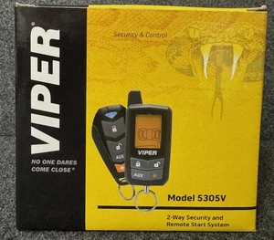 VIPER 5305V 2-WAY REMOTE START WITH VEHICLE SECURITY/CAR ALARM/KEYLESS ENTRY - Picture 1 of 8
