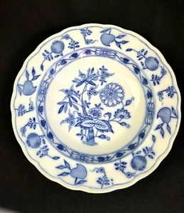 Antique G & W "Late Mayers"/Gildea & Walker Blue Onion Dinner Plate 1886 England - Picture 1 of 4