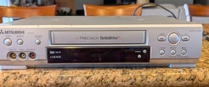 Mitsubishi HS-U449 VHS VCR 4 Heads Precision Turbo - No Remote - Tested Works - Picture 1 of 17