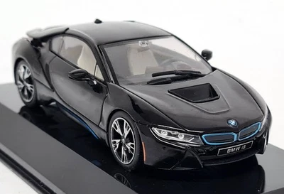Altaya 1/43 - BMW i8 2014 negro/azul modelo diecast coche deportivo Foto 1 de 4