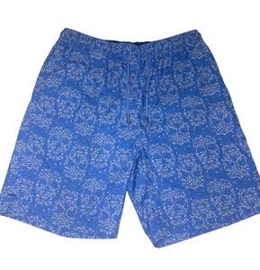 Costume da bagno uomo Peter Millar mare teschi blu medio barche party linea chiatta - Foto 1 di 9