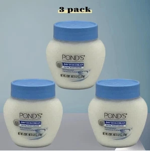 Pond's Dry Skin Cream Rich Hydration Facial Moisturizer 3.9 oz (3Pack) - Picture 1 of 3