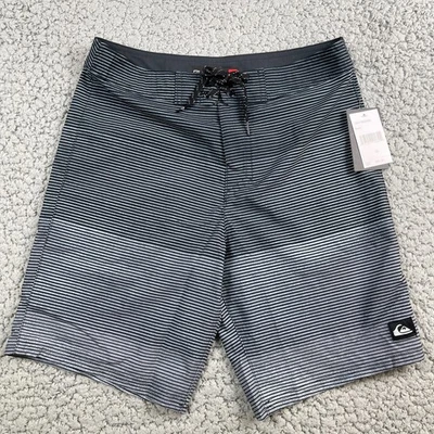 Bañador híbrido Quiksilver Board Shorts para hombre 29 gris a rayas Foto 1 de 4