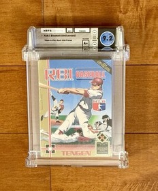 R.B.I. Baseball Nintendo NES RBI New & Sealed 9.2 Box A+ Seal WATA CGC VGA Rare