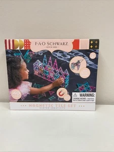 FAO Schwarz Magnetic Tile Set 40 Tiles - New G35 - Picture 1 of 2