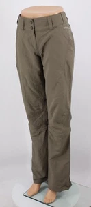 VAUDE SKOMER CAPRI ZIP OFF PANTS WOMENS TROUSERS 40 / M LONG KHAKI RRP £90 AD - Picture 1 of 11