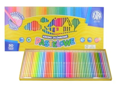 50 Astra Farbstifte Buntstifte Malstifte Pastell Pastellfarben Künstler FARBEN