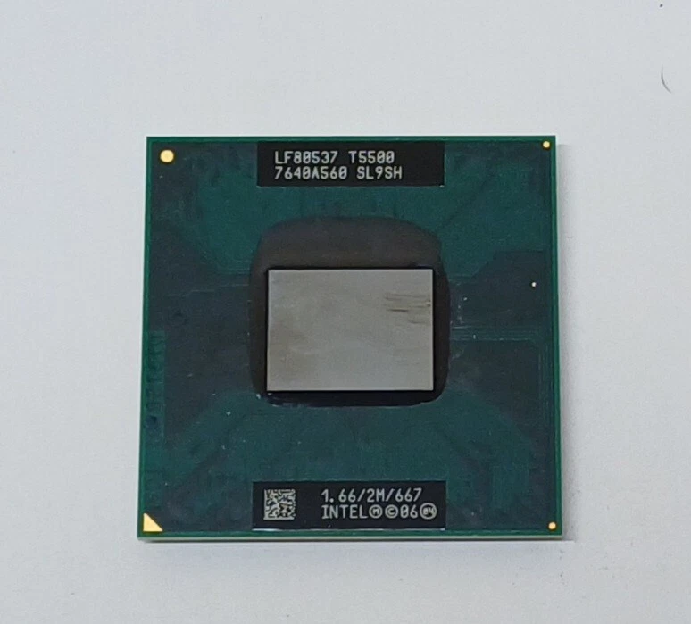 Processore CPU Intel Dual Core DUO Mobile T5500 1,66/2M/667 SL9SH  - Immagine 1 di 1