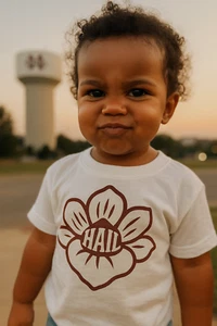 Mississippi Hail Magnolia Toddler Tee, Miss Kids Shirt, Tailgate Gameday Attire - Picture 1 of 13