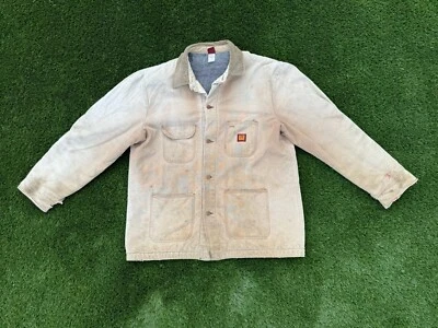 Chaqueta de trabajo de lona forrada con manta Big Ben vintage de franela para hombre 46 larga Foto 1 de 4