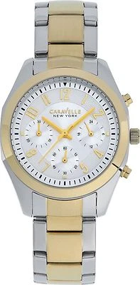 Caravell New York Ladies' Melissa Two-Tone Chronograph Watch New Foto 1 de 4