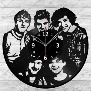 Vinyl Uhr One Direction Vinyl Schallplatte Wanduhr Heimkunst Dekor Handarbeit 7196 - Bild 1 von 12