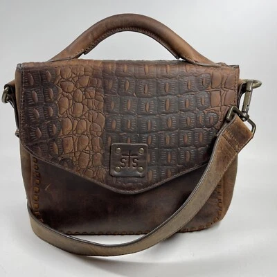 Bolso Bandolera STS Ranchwear by Carroll Catalina Croc Dakota Para Mujer - STS33969 Foto 1 de 4
