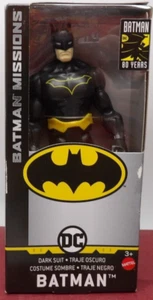 Batman Missions BATMAN DARK SUIT 6" Scale DC Comics by Mattel New BATMAN 80 YEAR - Picture 1 of 7