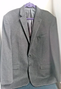 Lauren Ralph Lauren Herren 100% Kamelhaar Blazer Anzug Sakko 48" Brustumfang Anthrazit - Bild 1 von 16