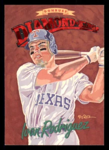 1994 Donruss Diamond Kings #DK10 Ivan Rodriguez - Picture 1 of 2