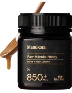 MANUKORA RAW MANUKA HONEY 850+ MGO 250G / 8.82OZ, Non-GMO, Monofloral, Traceable - Picture 1 of 6