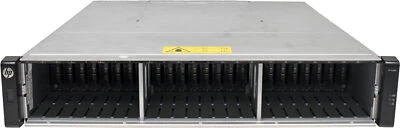 HP StorageWorks P2000 AW594B 2x Controller AW592B 24x SFF Bay 2x PSU no HDDs - Bild 1 von 4