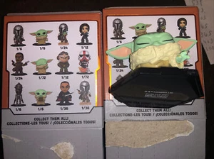 Funko Mystery Mini BOBBLE HEAD BABY YODA Star Wars The Mandalorian 1:72 CHASE - Picture 1 of 3