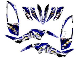 Kit de Gráficos All Years RAPTOR 350 MAYHEM Blue Senge Compatible con Yamaha - Imagen 1 de 7