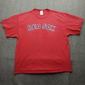 Vintage Dustin Pedroia Shirt Men Extra Large Boston Red Sox 15 Y2K USA Fabric - Picture 1 of 12