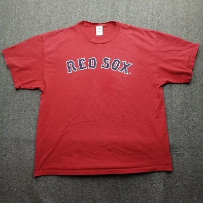 Vintage Dustin Pedroia Shirt Men Extra Large Boston Red Sox 15 Y2K USA Fabric - Image 1 of 4