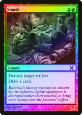 Smash FOIL 10th Edition MINT Red Common MAGIC THE GATHERING MTG CARD ABUGames