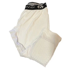McDavid weiß wattierte sportliche 2XL Kompressionshose - Bild 1 von 6