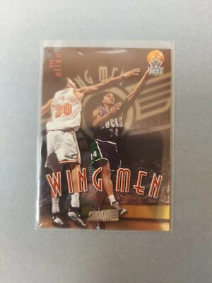 98-99 Topps Stadium Club Ray Allen Wing Men Insert #w15 Bucks Celtics Heat - Image 1 of 2
