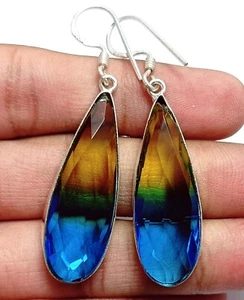 Looking Nice 70.50 Carat Multi Color Ametrine Pear Shape Earning For Women GVL - Picture 1 of 7