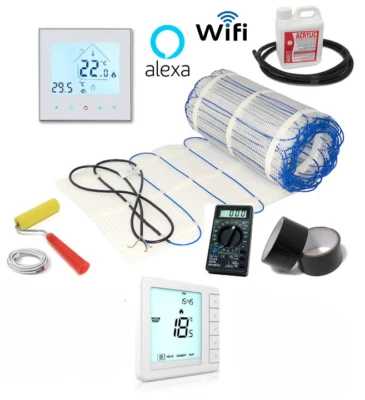 Electric underfloor heating mat kit 150W/m2 All Sizes in this Listing PRO-TRADE - Image 1 of 4