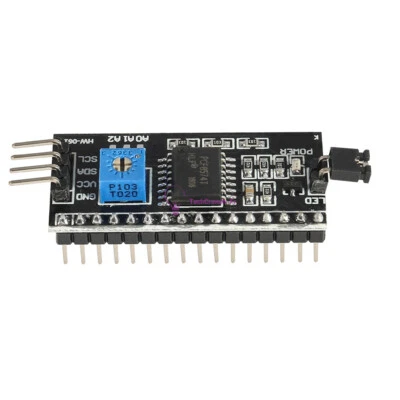 IIC/I2C/TWI/SP​​I Serial Interface Board Module Port For Arduino 1602LCD Display - Photo 1/4