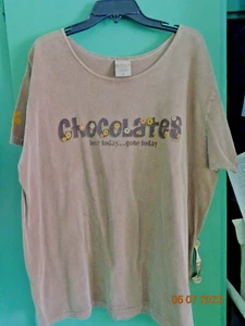WOW! Chocolate Dyed Vintage Crazy T-Shirt Damen XL - Bild 1 von 6