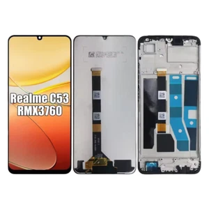 Pour Realme C53 RMX3762 RMX3760 LCD Display Touch Screen Digitizer Replacement - Photo 1 sur 6