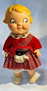 Vintage Campbell's Soup Kids Puppe Tartan Sammlerstück kommt mit Ständer BESCHREIBUNG LESEN - Bild 1 von 8