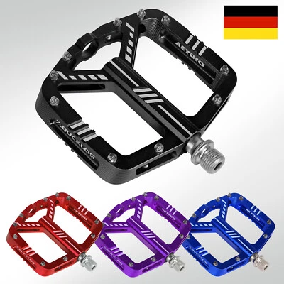 BUCKLOS 3 Versiegelte Lager Berg Straße MTB Fahrrad flache Pedale 9/16“ Plattform Alloy