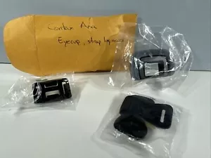 Contax 35mm Leather Strap Protectors plus F-3 Viewfinder Eyecup – New Old Stock - Picture 1 of 7