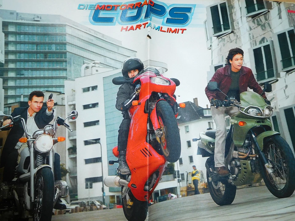 DIE MOTORAD COPS   POSTER  42x28 cm - Bild 1 von 1