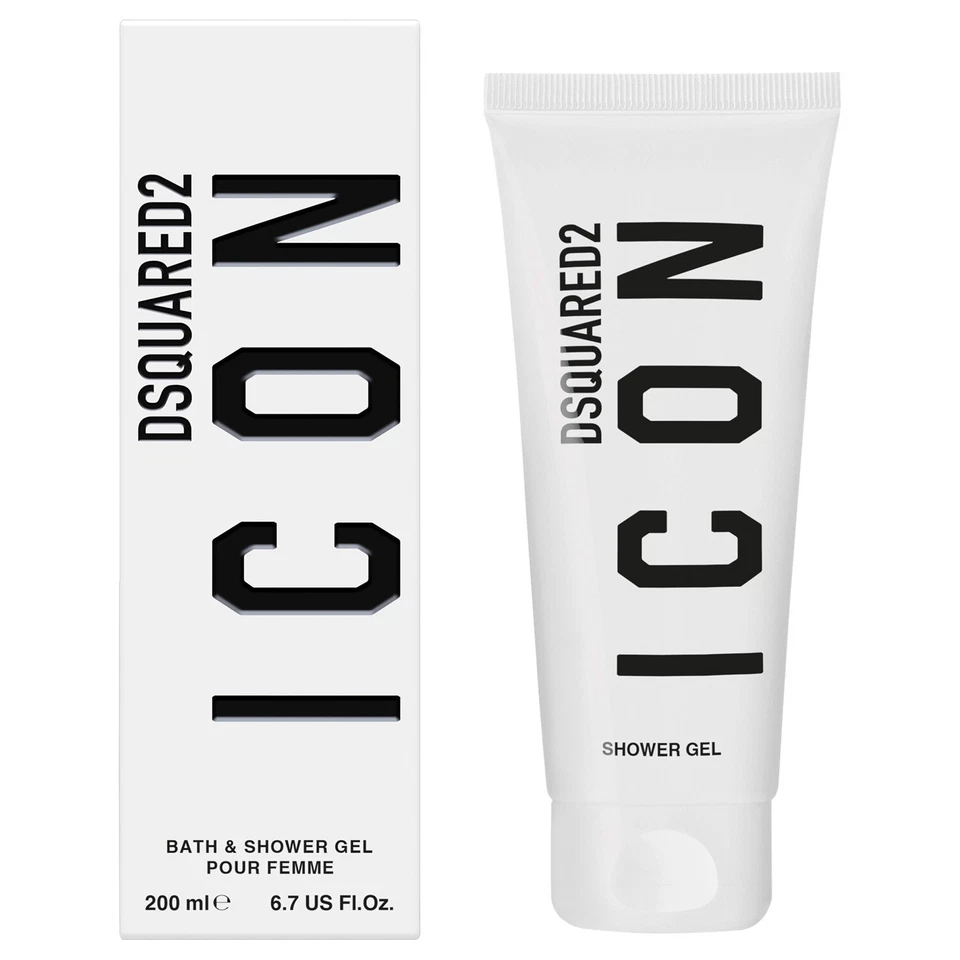 Dsquared² Icon pour Femme Bath & Shower Gel 200ml NEU & OVP