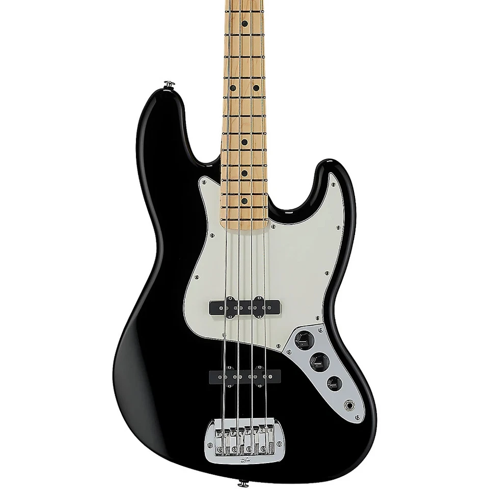 G&L Fullerton Deluxe JB Maple Fingerboard Electric Bass Jet Black