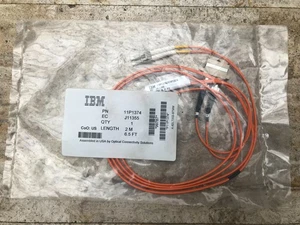 IBM 11P1374, 2 m LC-SC Konverterkabel Glasfaser (bis zu 5 Stück) - Bild 1 von 2