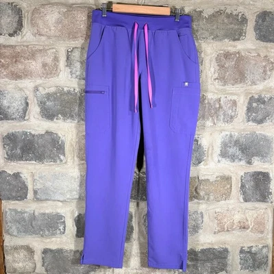 FIGS Yola Jogger Scrub Pants Purple Medium Tall Technical Collection Nursing - Image 1 of 4